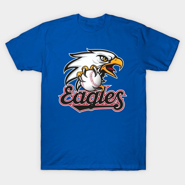 Eagles Baseball Logo Eagles Baseball T Shirt TeePublic